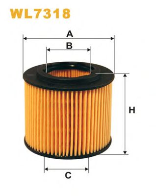 WIX FILTERS wl7318 -  Фильтр масляный двигателя
